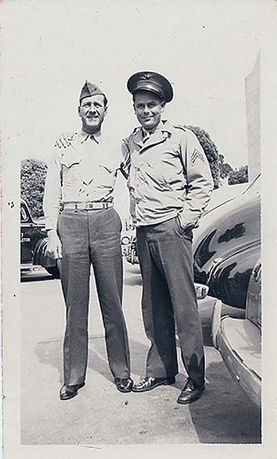 Doye & Glenn Ford in WWII